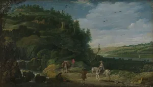 Esaias Van De Velde I Prints: Landscape with rider, 1625. Creator: Esaias van de Velde