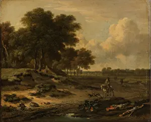 1670s Prints: Landscape with Rider, 1670. Creator: Jan Wijnants