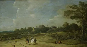Landscape with Riders on a Sandy Road, 1623-1669. Creator: Pieter Jansz Post