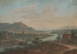 Vast Prints: Landscape with the River Main, 18th century. Creator: Jakob Burgi