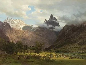 Natural Setting Prints: Landscape from Romsdalen, 1858. Creator: J. F. Eckersberg