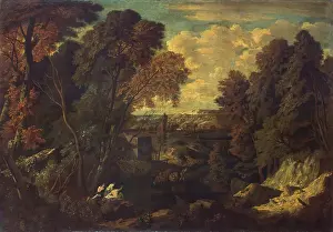 Changing Prints: Landscape with a Ruined Tower, 1695. Creator: Cornelis Huysmans