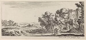 Landscape with Ruins, in or before 1647. Creator: Stefano della Bella