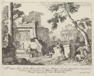 Marco Ricci Prints: Landscape with Ruins. Creator: Marco Ricci