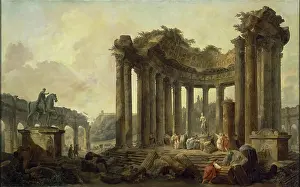 Venus Prints: Landscape with the Ruins of the Round Temple