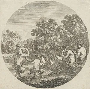 Landscape with Satyrs, between 1643 and 1648. Creator: Stefano della Bella