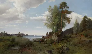 Landscape from Savo, 1882. Creator: Fridolf Weurlander