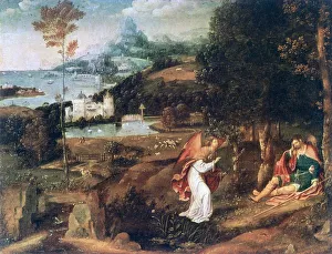 Joachim De Patinir Prints: Landscape Scene with Saint Roch, c1500-1524. Artist: Joachim Patinir
