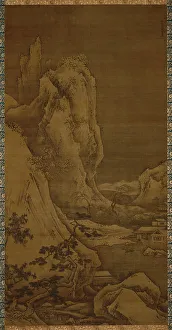 Muromachi Period Prints: Landscape of Four Seasons: Winter, 15th century. Creator: Sesshu; Toyo (1420-1506)