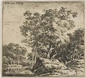 Mound Prints: Landscape, from Set of Landscapes, n.d. Creator: Herman Naijwincx