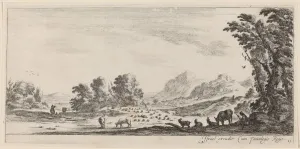 Landscape with Shepherd Guarding his Flock, in or before 1647 Landscape with Shepherd Guarding his Flock, in or before 1647