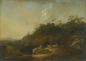 Goatherd Prints: Landscape with shepherds, 1640-1650. Creator: Jan Wils