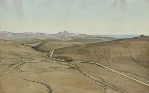 Barren Prints: Landscape from Sicily, 1901. Creator: Werner von Hausen