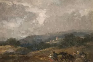 Adversity Gallery: Landscape Sketch, 1877. Creator: Sir John Gilbert