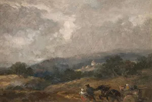 Sir John Collection: Landscape Sketch, 1877. Creator: Sir John Gilbert
