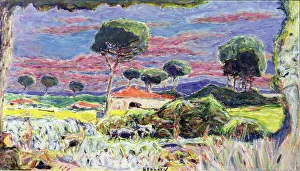 Family Life Prints: Landscape in the South (Paysage du Midi), 1939. Creator: Bonnard, Pierre (1867-1947)