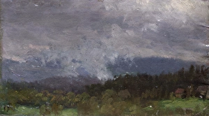 Landscape from Stabekk near Oslo, 1889. Creator: Siegwald Johannes Dahl