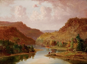 Landscape with Stream, date unknown, c1830-1892. Creator: Jacob Cox
