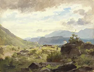 Eastern Europe Prints: Landscape study, 1860-1900. Creator: Jan Nowopacky