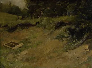 Bela Prints: Landscape study, 1888. Creator: Bela Benczur