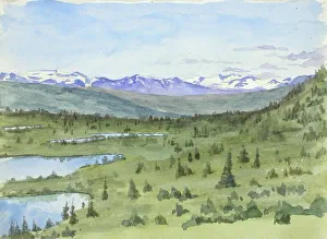 Wiik Maria Prints: Landscape Study from Norway. Creator: Maria Wiik