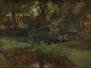 Landscape study, probably 1850s. Creator: Werner Holmberg