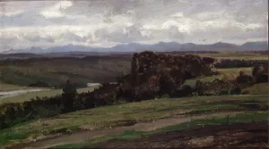 Nasjonalmuseet Prints: Landscape Study, probably 1880. Creator: Johan Nielssen
