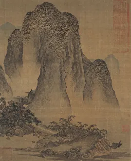 Ming Prints: Landscape in the Style of Fan Kuan (image 1 of 2)