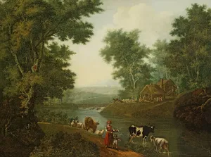 Country Village Prints: Landscape in the Surroundings of Saint Petersburg