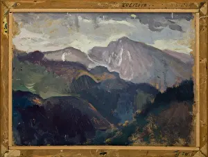 Jan Stanislawski Prints: Landscape from the Tatra Mountains-two-sided painting, c1903. Creator: Jan Stanislawski