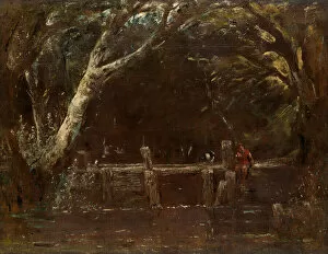 Landscape (The Lock), 1820 / 25. Creator: John Constable