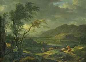 Stormy Prints: Landscape before a Thunderstorm, 1665-1670. Creator: Johann Franciscus Ermels