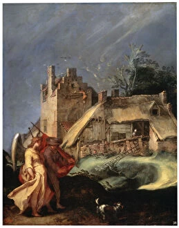 Abraham Bloemaert Gallery: Landscape with Tobias and the Angel, c1610-c1615. Artist: Abraham Bloemaert
