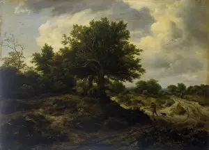 Travelling Prints: Landscape with a Traveller, 1650. Creator: Jacob van Ruisdael