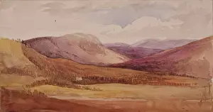 Vast Prints: Landscape - Tree-covered Valley, c1840s. Creator: John Phillip