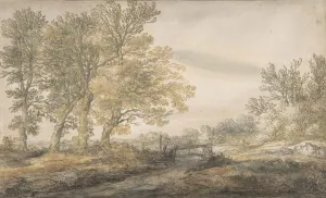 Albert Prints: Landscape with Trees, 1635-91. Creator: Aelbert Cuyp