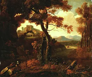 1670s Prints: Landscape with Trees, 1678. Creator: Bartholomeus Appelman