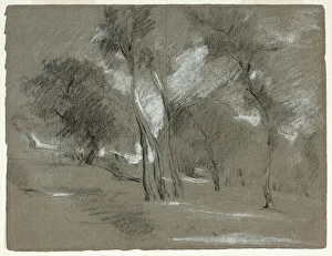 Windswept Prints: Landscape with Trees, n.d. Creator: Jean-Baptiste Carpeaux