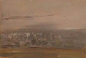 Landscape with Trees on a Slope, early 19th century. Creator: Unknown