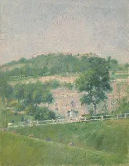 Czlder Prints: Landscape V, early 20th century. Creator: Dezider Czolder