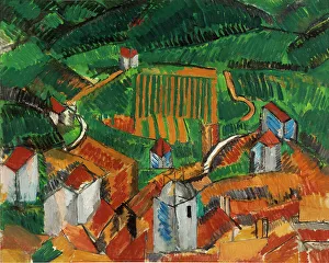 Dufy Prints: Landscape at Vence, 1908. Creator: Dufy, Raoul (1877-1953)