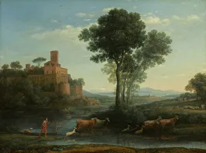 Landscape With The Voyage Of Jacob, 1677. Creator: Claude Lorrain