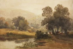 Cox David Prints: Landscape in Wales, c1820s. Creator: David Cox the Elder