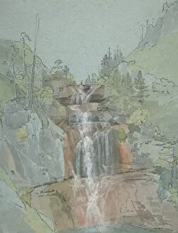 Running Water Gallery: Landscape with a Waterfall, 1816. Creator: Johann Christoph Rist