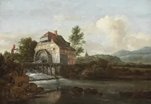 Mill Prints: Landscape with a Watermill, c1680. Creator: Jacob van Ruisdael