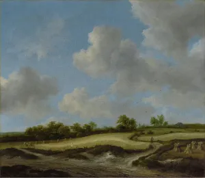 Ruisdael Jacob Isaacksz Van Prints: Landscape with a Wheatfield, about late 1650s-early 1660s. Creator: Jacob van Ruisdael
