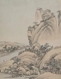 Steep Gallery: Landscapes, dated 1668. Creator: Xiao Yuncong