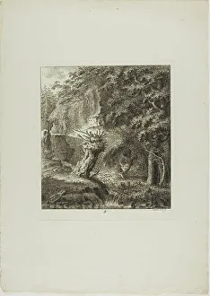 Salomon Gesner Prints: Landscapes Dedicated to M. Warelet, 1764. Creator: Salomon Gessner