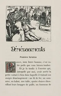 Landscapes and Street Corners: Moving , 1900. Creator: Auguste Louis Lepere (French Landscapes and Street Corners: Moving , 1900. Creator: Auguste Louis Lepere (French