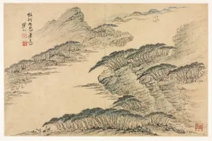 Landscapes in Various Styles after Old Masters, 1690. Creator: Mei Qing (Chinese, 1623-1697)